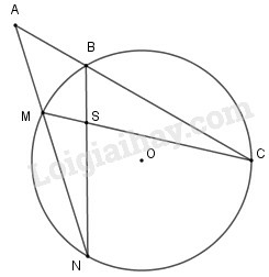 VBT Toán lớp 9 Bài 5. Góc có đỉnh bên trong đường tròn. Góc có đỉnh bên ngoài đường tròn| Giải VBT Toán lớp 9 (ảnh 13)