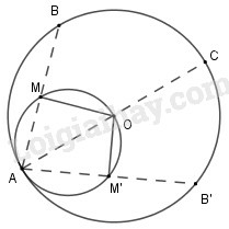 VBT Toán lớp 9 Ôn tập chương 3 - Góc với đường tròn| Giải VBT Toán lớp 9 (ảnh 7)