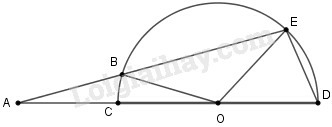 VBT Toán lớp 9 Bài 5. Góc có đỉnh bên trong đường tròn. Góc có đỉnh bên ngoài đường tròn| Giải VBT Toán lớp 9 (ảnh 2)