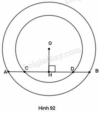 VBT Toán lớp 9 Bài 7. Vị trí tương đối của hai đường tròn| Giải VBT Toán lớp 9 (ảnh 8)