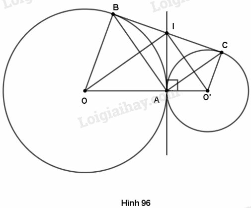 VBT Toán lớp 9 Bài 7. Vị trí tương đối của hai đường tròn| Giải VBT Toán lớp 9 (ảnh 12)
