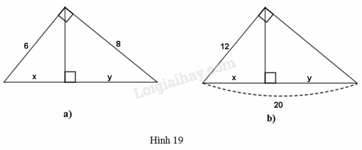 VBT Toán lớp 9 Bài 1: Một số hệ thức về cạnh và đường cao trong tam giác vuông | Giải VBT Toán lớp 9 (ảnh 2)