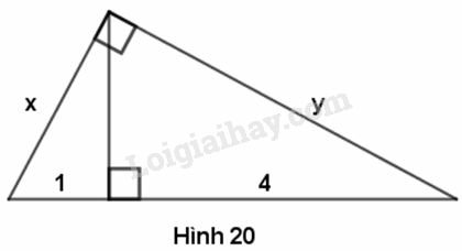 VBT Toán lớp 9 Bài 1: Một số hệ thức về cạnh và đường cao trong tam giác vuông | Giải VBT Toán lớp 9 (ảnh 3)