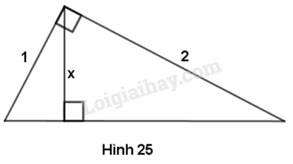 VBT Toán lớp 9 Bài 1: Một số hệ thức về cạnh và đường cao trong tam giác vuông | Giải VBT Toán lớp 9 (ảnh 8)