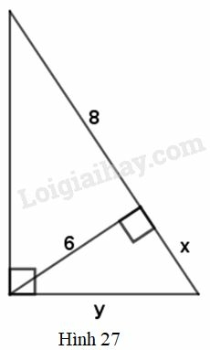 VBT Toán lớp 9 Bài 1: Một số hệ thức về cạnh và đường cao trong tam giác vuông | Giải VBT Toán lớp 9 (ảnh 10)