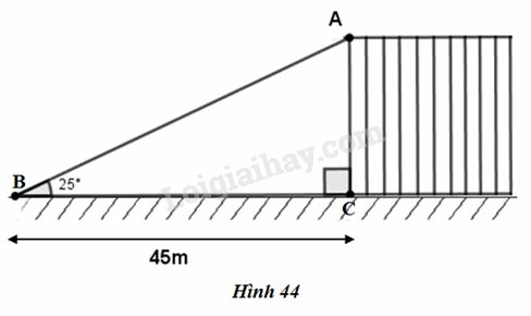VBT Toán lớp 9 Bài 4: Một số hệ thức về cạnh và góc trong tam giác vuông| Giải VBT Toán lớp 9 (ảnh 7)