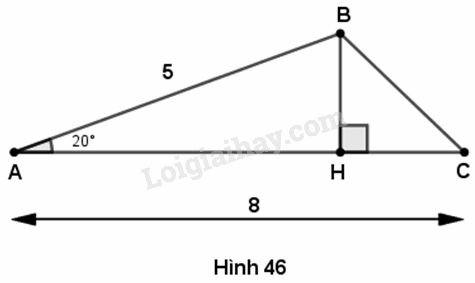 VBT Toán lớp 9 Bài 4: Một số hệ thức về cạnh và góc trong tam giác vuông| Giải VBT Toán lớp 9 (ảnh 8)