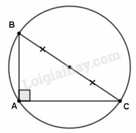 VBT Toán lớp 9 Bài 1. Sự xác định đường tròn. Tính chất đối xứng của đường tròn| Giải VBT Toán lớp 9 (ảnh 1)