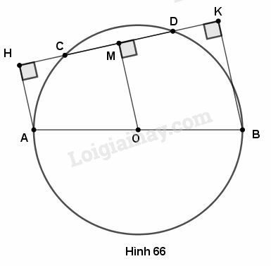 VBT Toán lớp 9 Bài 2. Đường kính và dây của đường tròn| Giải VBT Toán lớp 9 (ảnh 4)