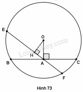 VBT Toán lớp 9 Bài 3. Liên hệ giữa dây và khoảng cách từ tâm đến dây| Giải VBT Toán lớp 9 (ảnh 7)