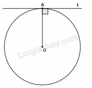 VBT Toán lớp 9 Bài 4. Vị trí tương đối của đường thẳng và đường tròn| Giải VBT Toán lớp 9 (ảnh 1)