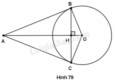 VBT Toán lớp 9 Bài 5. Dấu hiệu nhận biết tiếp tuyến của đường tròn| Giải VBT Toán lớp 9 (ảnh 5)