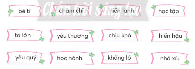 Luyện tập về từ có nghĩa giống nhau. Dấu gạch ngang trang 112, 113 Tiếng Việt lớp 3 Tập 1 - Chân trời sáng tạo (ảnh 1)