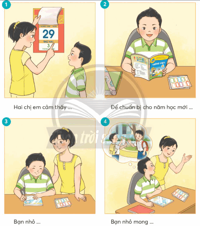 Đọc - kể Chiếc nhãn vở đặc biệt trang 22 Tiếng Việt lớp 3 Tập 1 - Chân trời sáng tạo  (ảnh 1)