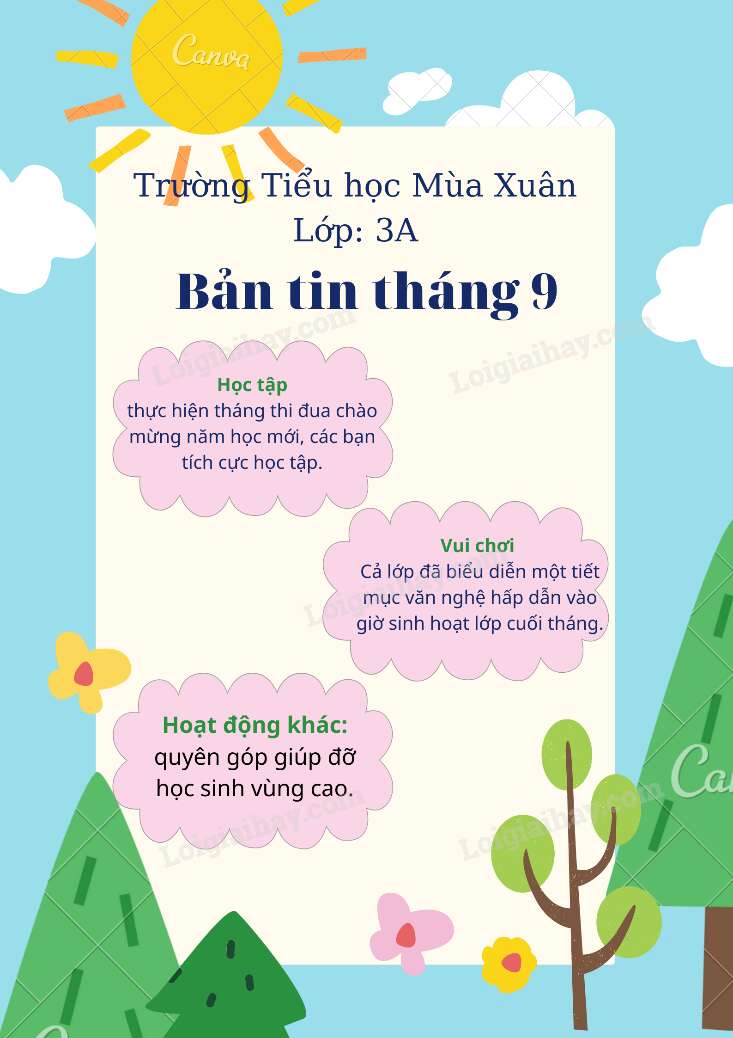 Viết bản tin ngắn trang 46 Tiếng Việt lớp 3 Tập 1 - Chân trời sáng tạo (ảnh 2)