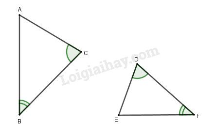 VBT Toán 8 Bài 5: Trường hợp đồng dạng thứ nhất (c.c.c) (ảnh 2)