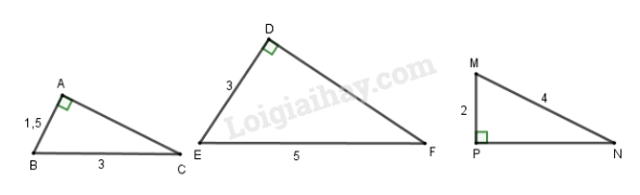 VBT Toán 8 Bài 8: Các trường hợp đồng dạng của tam giác vuông (ảnh 2)