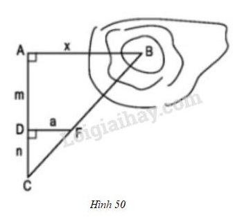 VBT Toán 8 Bài 9: Ứng dụng thực tế của tam giác đồng dạng (ảnh 3)