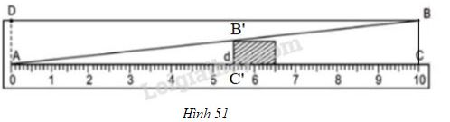 VBT Toán 8 Bài 9: Ứng dụng thực tế của tam giác đồng dạng (ảnh 5)
