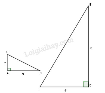 VBT Toán 8 Bài 8: Các trường hợp đồng dạng của tam giác vuông (ảnh 1)