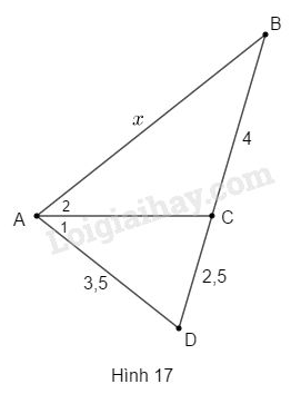 VBT Toán 8 Bài 3: Tính chất đường phân giác của tam giác. (ảnh 2)