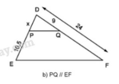 VBT Toán 8 Bài 1: Định lí Ta – lét trong tam giác. (ảnh 4)