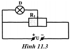 Vở bài tập Vật lí lớp 9 Bài 11: Bài tập vận dụng định luật Ôm và công thức tính điện trở của dây dẫn | Giải VBT Vật lí lớp 9  (ảnh 4)