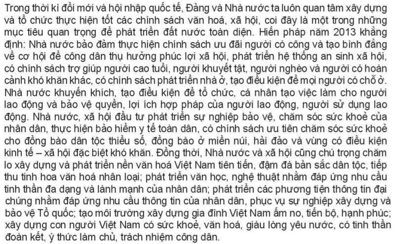 Câu hỏi trang 105 KTPL 10 Kết nối tri thức (ảnh 1)