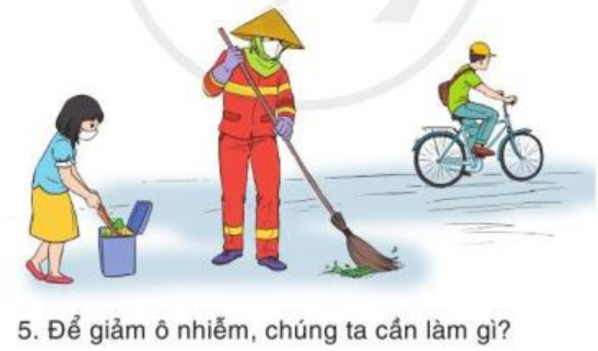 Trao đổi: Bảo vệ môi trường đô thị trang 34 SGK Tiếng Việt 3 Tập 2 - Cánh diều (ảnh 2)