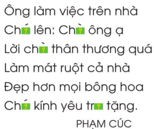 Một mái nhà chung trang 88 SGK Tiếng Việt 3 Tập 2 - Cánh diều (ảnh 3)