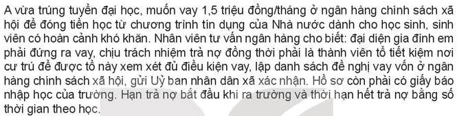 Câu hỏi trang 59 KTPL 10 Kết nối tri thức (ảnh 1)