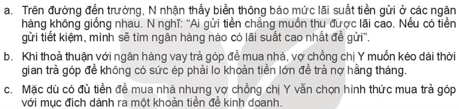 Luyện tập 3 trang 60 KTPL 10 Kết nối tri thức (ảnh 1)