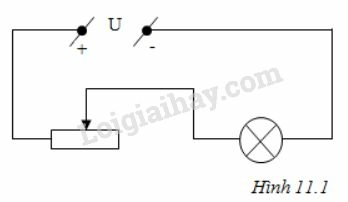 Vật lí lớp 9 Bài 11: Bài tập vận dụng định luật Ôm và công thức tính điện trở của dây dẫn | Giải Vật lí 9 (ảnh 1)
