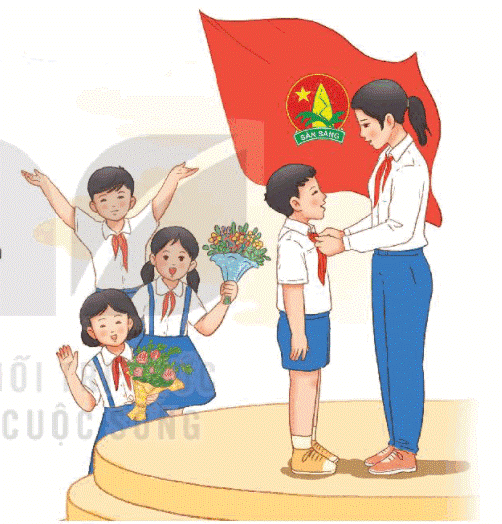 Tiếng Việt 3 trang 72 Ngày em vào Đội - Kết nối tri thức (ảnh 1)