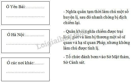 SBT Lịch sử 9 Bài 17: Cách mạng Việt Nam trước khi Đảng Cộng sản ra đời | Giải SBT Lịch sử lớp 9 (ảnh 7)