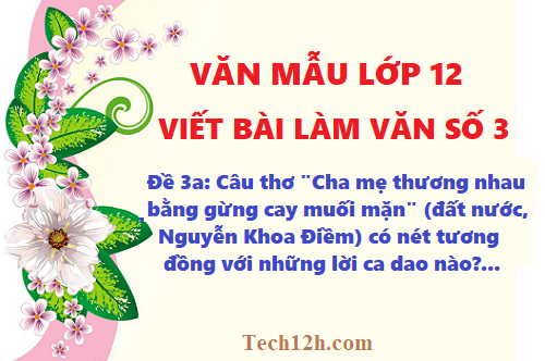 Top 50 Bài Phân tích câu thơ Cha mẹ thương nhau nhau bằng gừng cay muối mặn (ảnh 2)