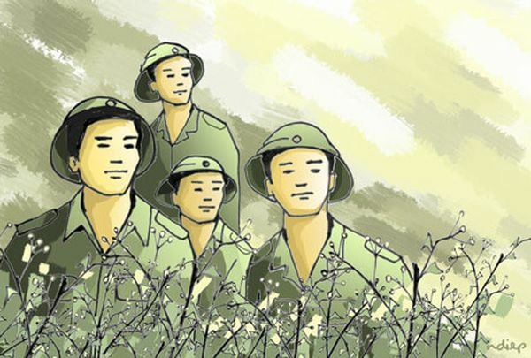 Top 50 bài Phân tích hình ảnh người lính trong bài thơ Đồng chí (ảnh 2)