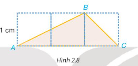 Dùng thước dây có vạch chia để đo độ dài đường gấp khúc ABC trong Hình 2.8 (ảnh 1)