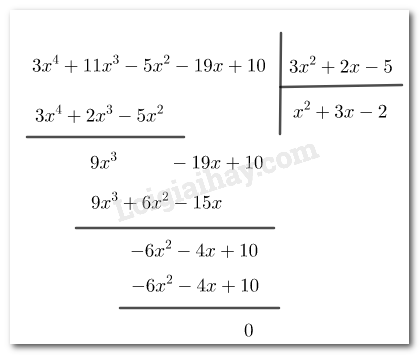 Xét đa thức P = - 3x^4 + 5x^2 - 2x + 1. Đó là một đa thức rút gọn (ảnh 1)