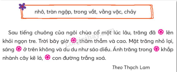 Mở rộng vốn từ Trái Đất (tiếp theo) trang 127 Tiếng Việt lớp 2 - Chân trời sáng tạo (ảnh 2)