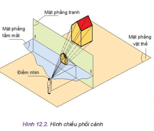 Công nghệ 10 Bài 12: Hình chiếu phối cảnh | Kết nối tri thức (ảnh 1)