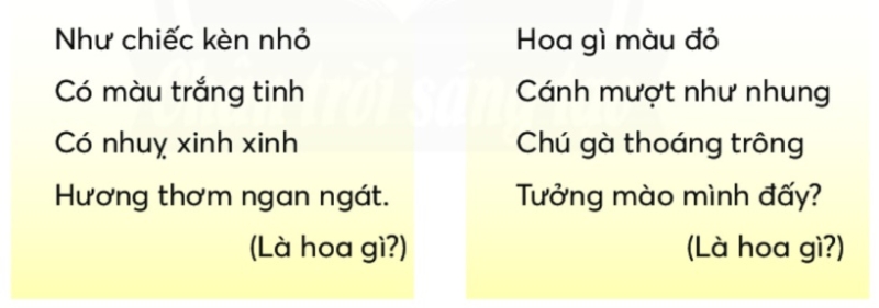 Hoa mai vàng trang 54 Tiếng Việt lớp 2- Chân trời sáng tạo (ảnh 1)