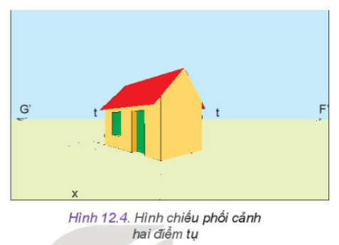 Công nghệ 10 Bài 12: Hình chiếu phối cảnh | Kết nối tri thức (ảnh 3)