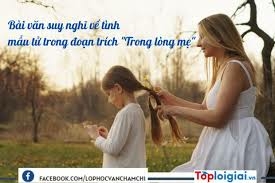 Top 50 bài văn mẫu Suy nghĩ của em về tình mẫu tử trong đoạn trích Trong lòng mẹ. (ảnh 5)