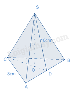 Lý thuyết Hình chóp tam giác đều (Cánh diều) Toán 8 (ảnh 5)