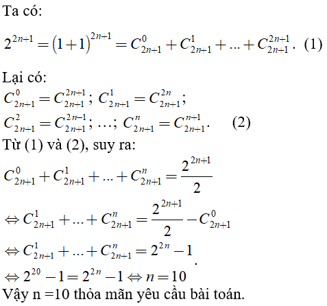 14 câu trắc nghiệm Nhị thức Newton (có đáp án) (ảnh 17)