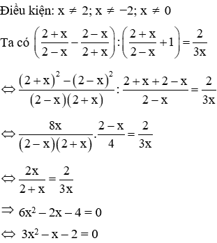 20 câu trắc nghiệm Phương trình quy về phương trình bậc hai (có đáp án) (ảnh 18)