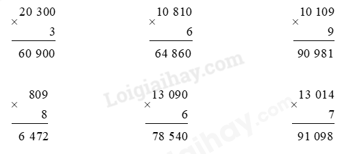 Toán lớp 3 trang 63 Thực hành | Chân trời sáng tạo (ảnh 1)