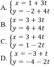 20 câu trắc nghiệm Phương trình đường thẳng (có đáp án) (ảnh 27)