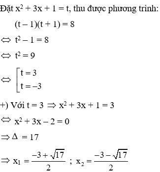 20 câu trắc nghiệm Phương trình quy về phương trình bậc hai (có đáp án) (ảnh 29)